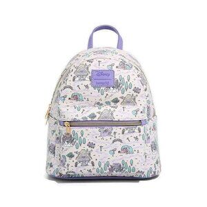 Disney Loungefly Mini Backpack Alice in Wonderland Map Treehouse Pastel Purple